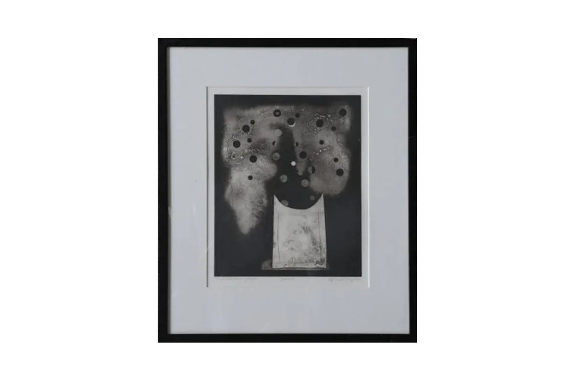 Etching, Bukett, Bertil Lundberg, 1980