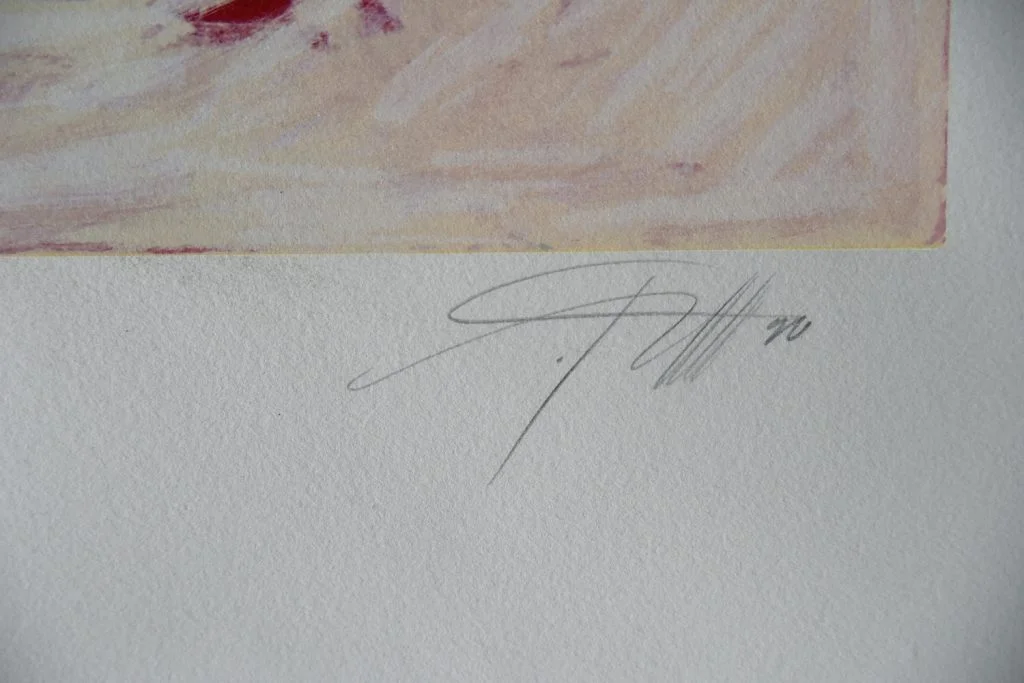 Screen print, Peter Foeller, Intermezzo, 1990