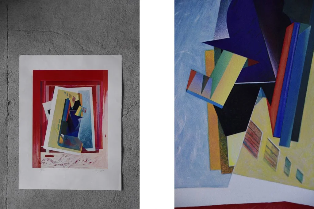 Screen print, Peter Foeller, Intermezzo, 1990