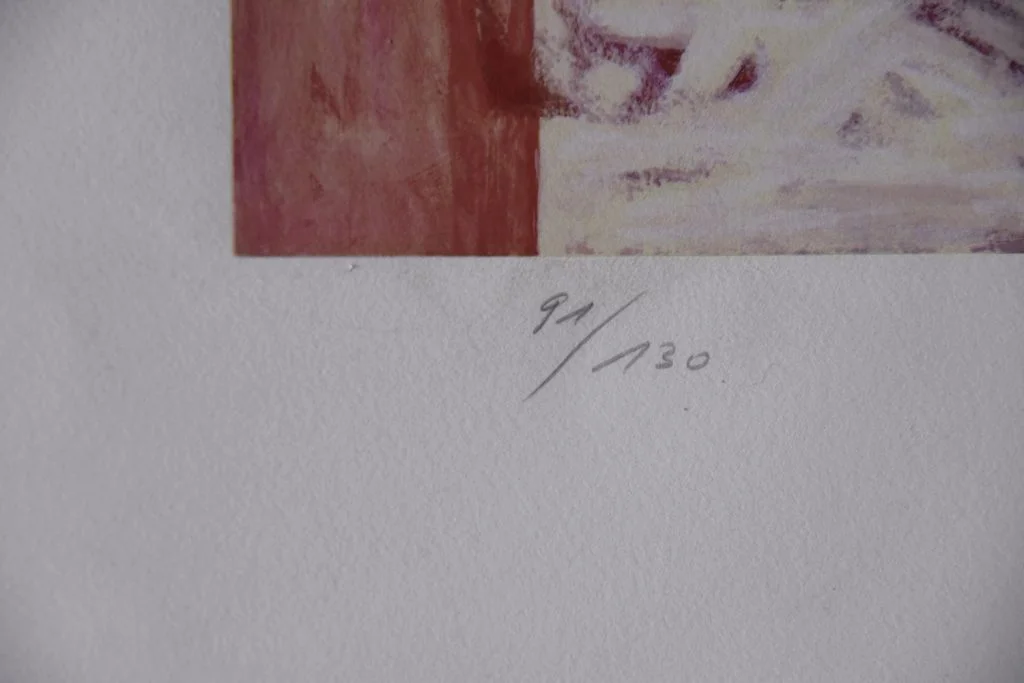 Screen print, Peter Foeller, Intermezzo, 1990