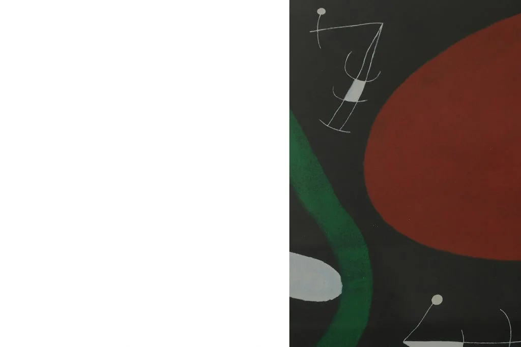Colour lithograph, Soleil et Étincelles, Joan Miró, 1960s