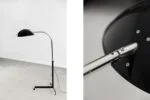 Komet 1557 floor lamp, designed by Per Sundstedt, Kosta Lampan AB, Sweden, 1970s