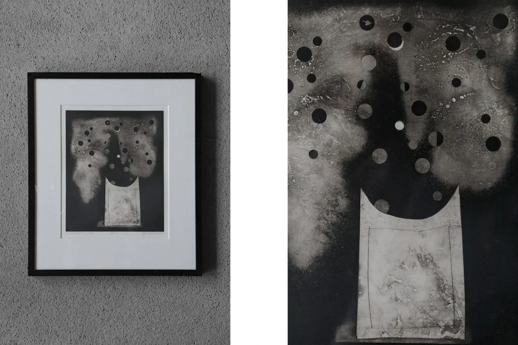 Etching, Bukett, Bertil Lundberg, 1980