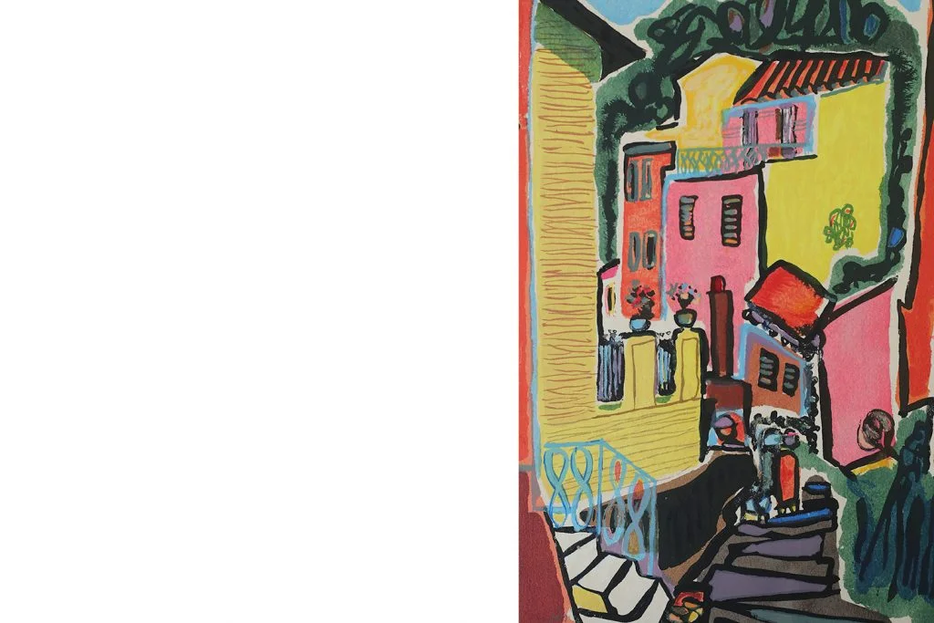 Vintage Colour Lithograph, Lerici