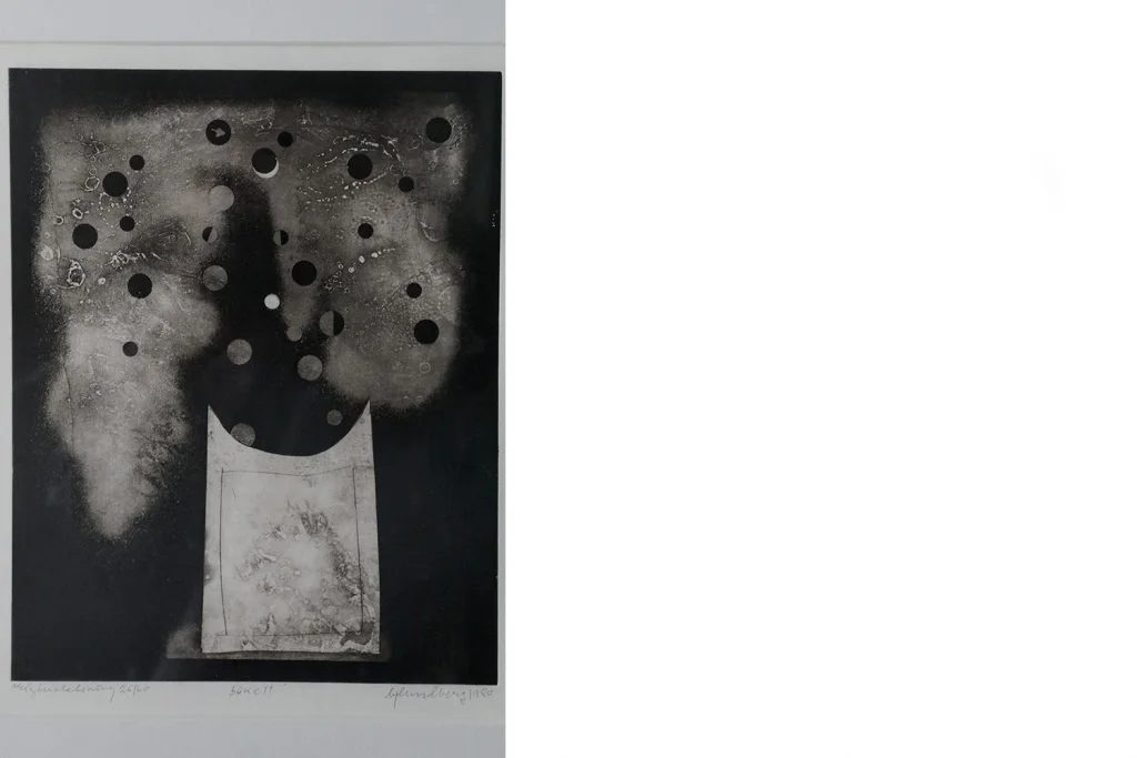 Etching, Bukett, Bertil Lundberg, 1980