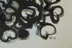 Mixed media on board, Margareta Treutiger, Vattenblom, 1965