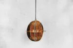 Copper pendant lamp, Scandinavia, 1970s