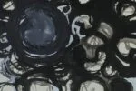 Mixed media on board, Margareta Treutiger, Vattenblom, 1965
