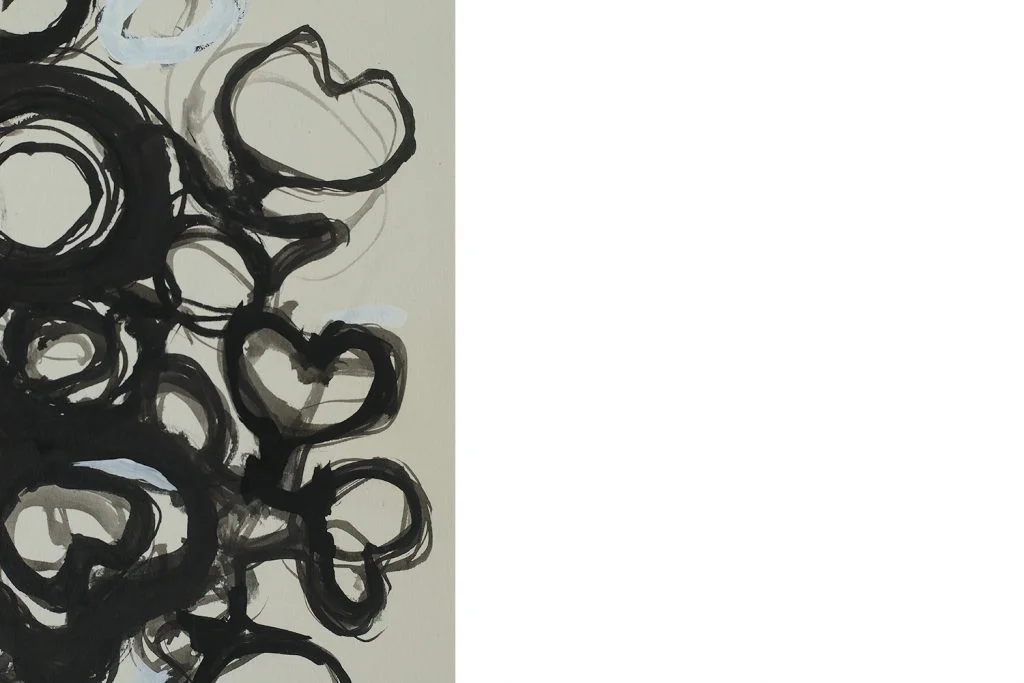 Mixed media on board, Margareta Treutiger, Vattenblom, 1965