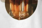 Copper pendant lamp, Scandinavia, 1970s