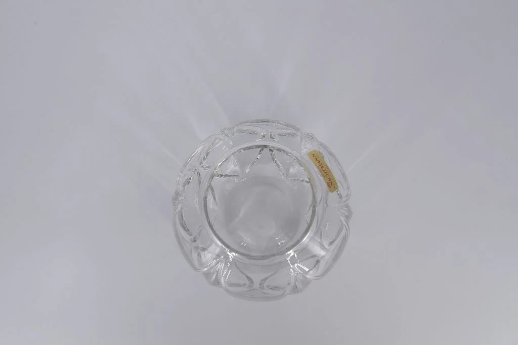Spherical crystal vase, Nachtmann, Germany, 1960s