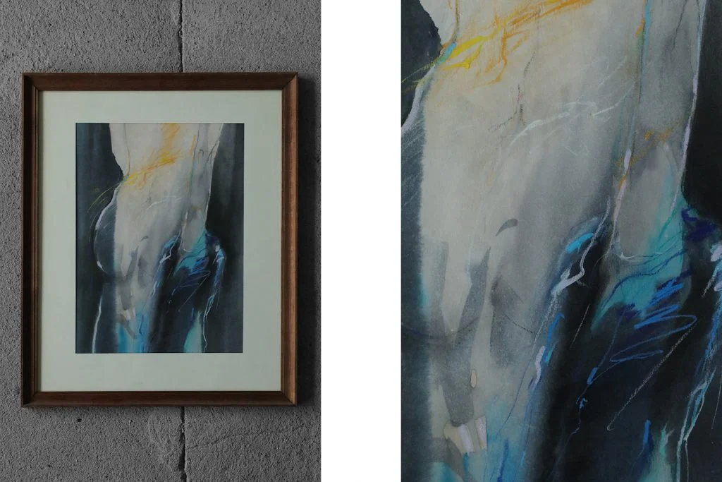 Nude, Watercolour, Pastel, Antoni Karwowski, 1992