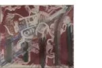 Colourful lithograph, Composition, 1981