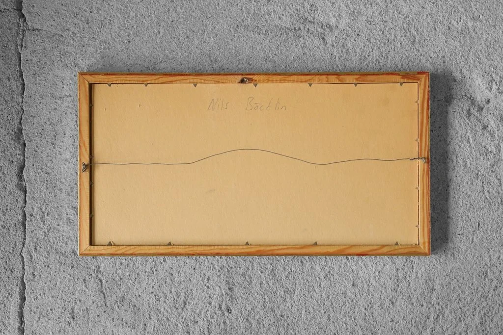 Oil painting on board, Nils Böcklin, Scandinavia