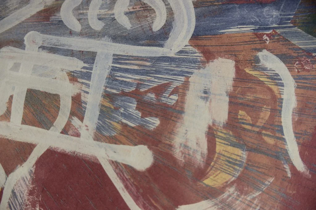 Colourful lithograph, Composition, 1981