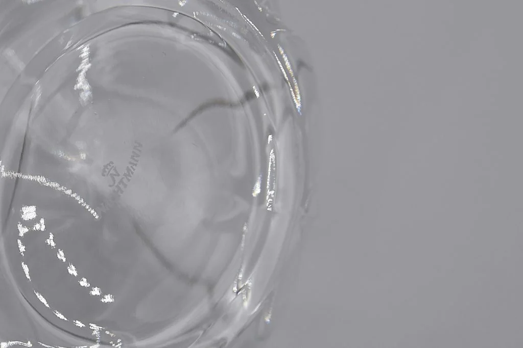 Spherical crystal vase, Nachtmann, Germany, 1960s