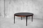 Round rosewood coffee table No. 283, designed by J. Andersen, C.F.C. Silkebørg, Denmark, 1960s