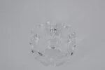 Crystal Corona Bowl, designed by Lars Hellsten, Orrefors, Sweden, 1970s