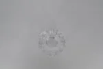 Crystal Corona Bowl, designed by Lars Hellsten, Orrefors, Sweden, 1970s