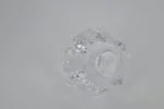 Crystal Corona Bowl, designed by Lars Hellsten, Orrefors, Sweden, 1970s