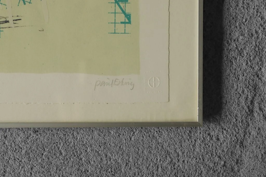 Colour lithograph, Poul Esting, Don Juan