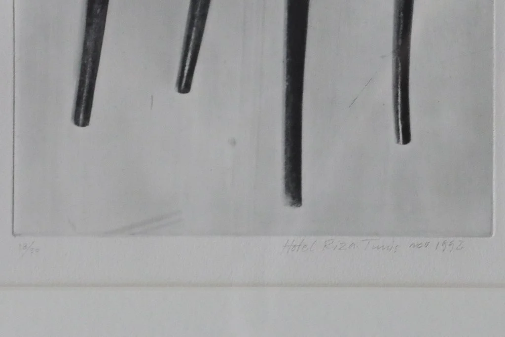 Photogravure, Pär Broman, Hotel Ritz Tunis, 2001