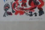 Colour lithograph, Yster lek, Paul Holsby, 1967