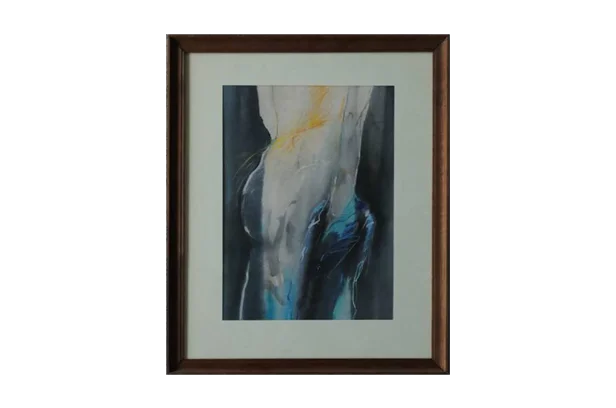 Nude, Watercolour, Pastel, Antoni Karwowski, 1992