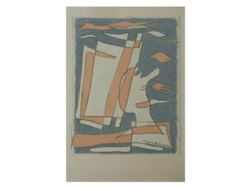 Pastel drawing, Edvard Andersson, Sweden