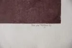 Colour lithograph, Ru van Rossem, Insect on Rock, 1962