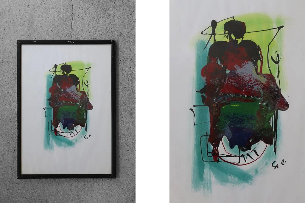 Mixed media, Cromatismo Ermetico, Rosario Calì, 1970s
