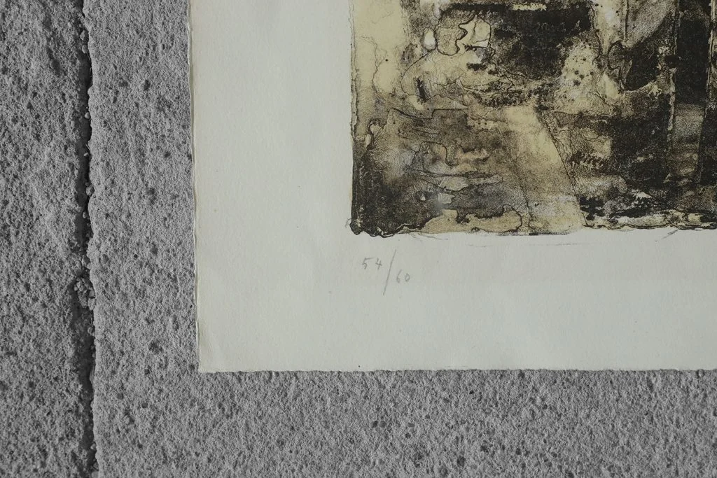 Lithograph on BFK Rives paper, René Genis, 1970s