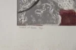 Colour lithograph, Ru van Rossem, Insect on Rock, 1962