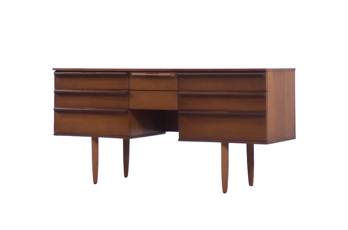 Stylish vintage teak desk, United Kingdom, 1960s