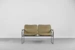 Leather 2-seater sofa, Germany, 1960s