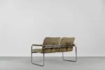 Leather 2-seater sofa, Germany, 1960s