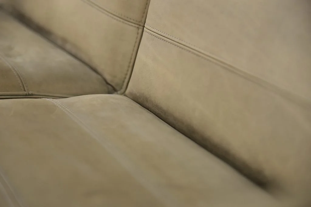 Leather 2-seater sofa, Germany, 1960s