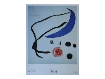 Plakat Poema I, 1968, Joan Miró, Barcelona, 1995