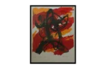 Colour lithograph, Hommage à Lorca, Gérard Gosselin, 1986