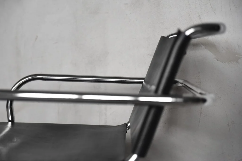 Leather armchair, designed by Franco Albini, Tecta, Germany, 1933