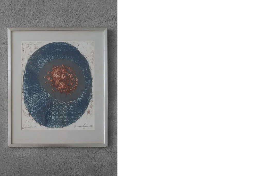 Etching, Thormod Larsen, Komposition, 1964