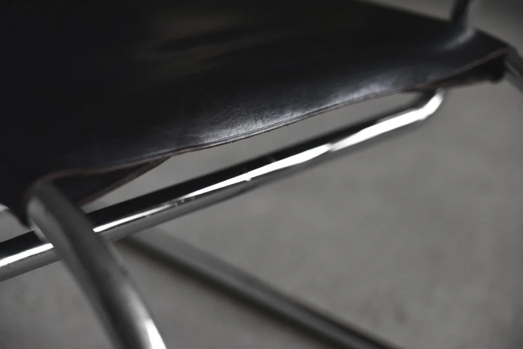 Leather armchair, designed by Franco Albini, Tecta, Germany, 1933