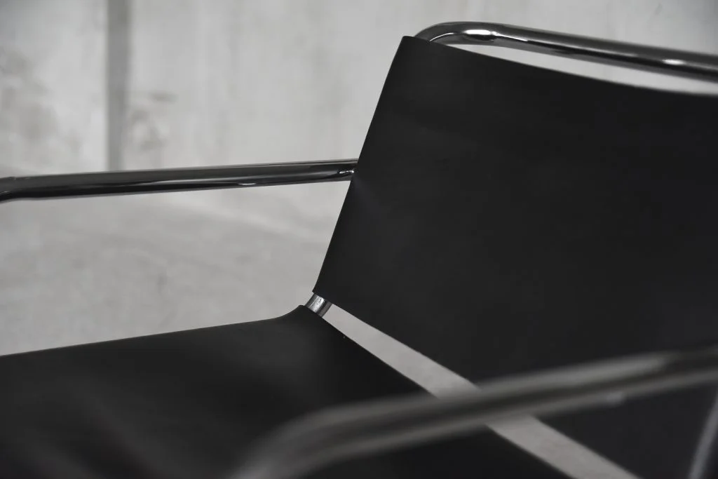 Leather armchair, designed by Franco Albini, Tecta, Germany, 1933