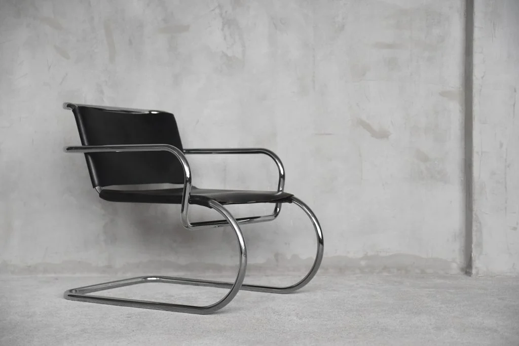 Leather armchair, designed by Franco Albini, Tecta, Germany, 1933