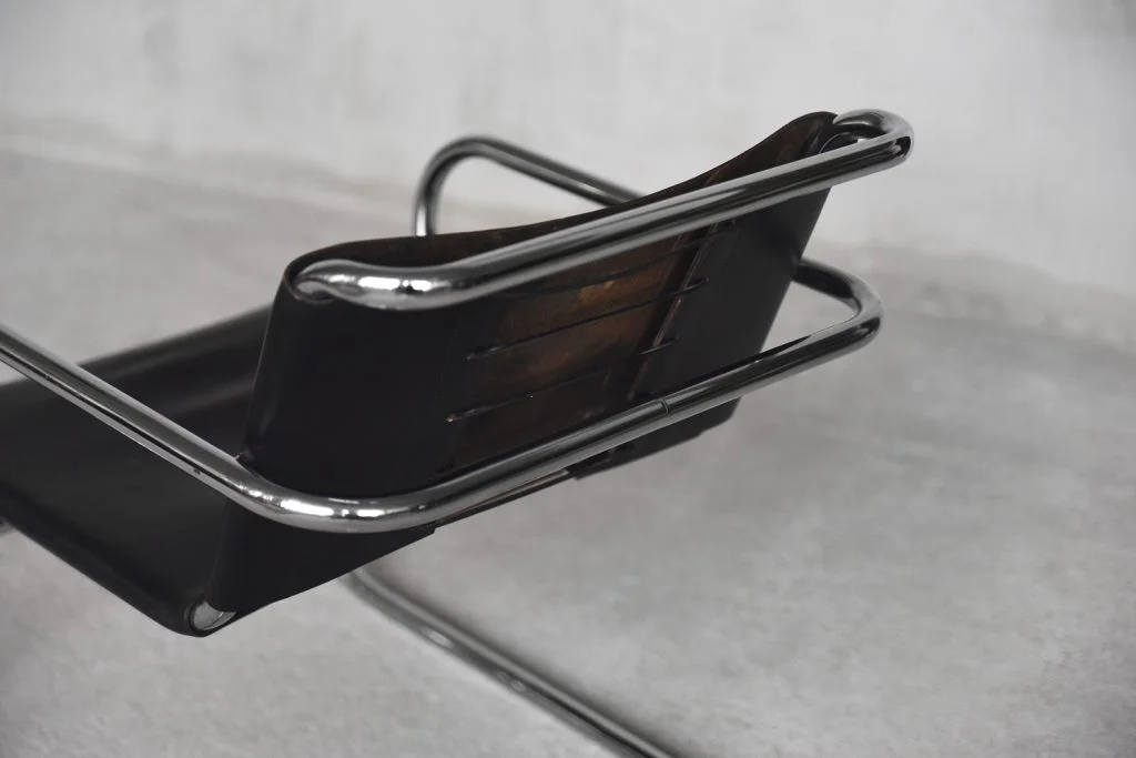 Leather armchair, designed by Franco Albini, Tecta, Germany, 1933