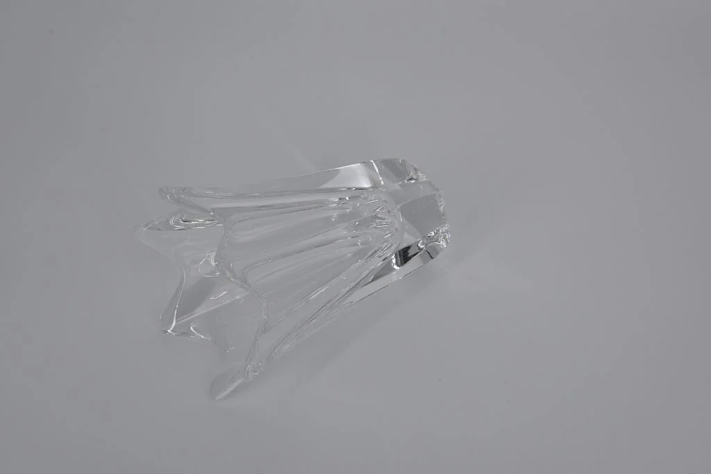 Tulip crystal vase, designed by Jan Johansson, Orrefors, Sweden, 1970s