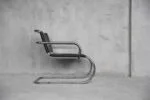 Leather armchair, designed by Franco Albini, Tecta, Germany, 1933