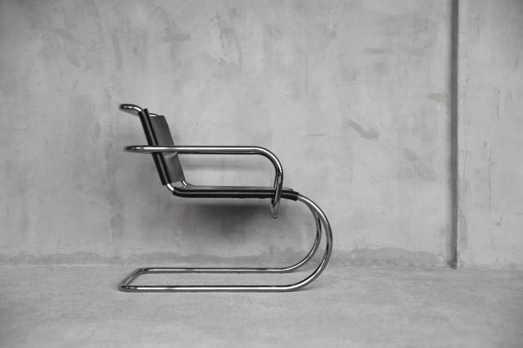 Leather armchair, designed by Franco Albini, Tecta, Germany, 1933