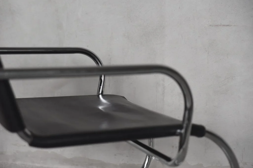 Leather armchair, designed by Franco Albini, Tecta, Germany, 1933