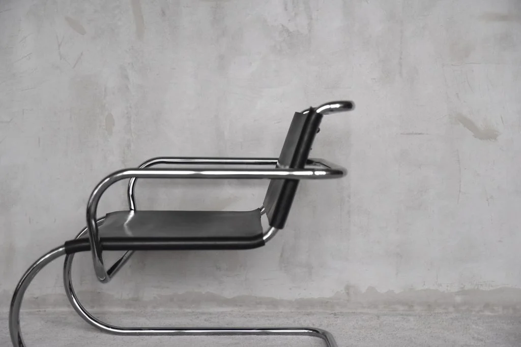 Leather armchair, designed by Franco Albini, Tecta, Germany, 1933
